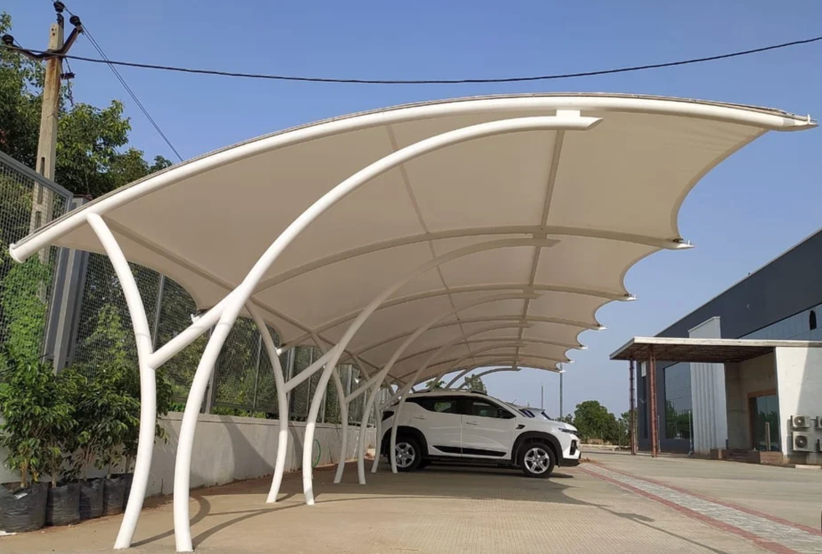 Multi-Sail Parking Canopy — Parking & Vehicular, Hyderabad