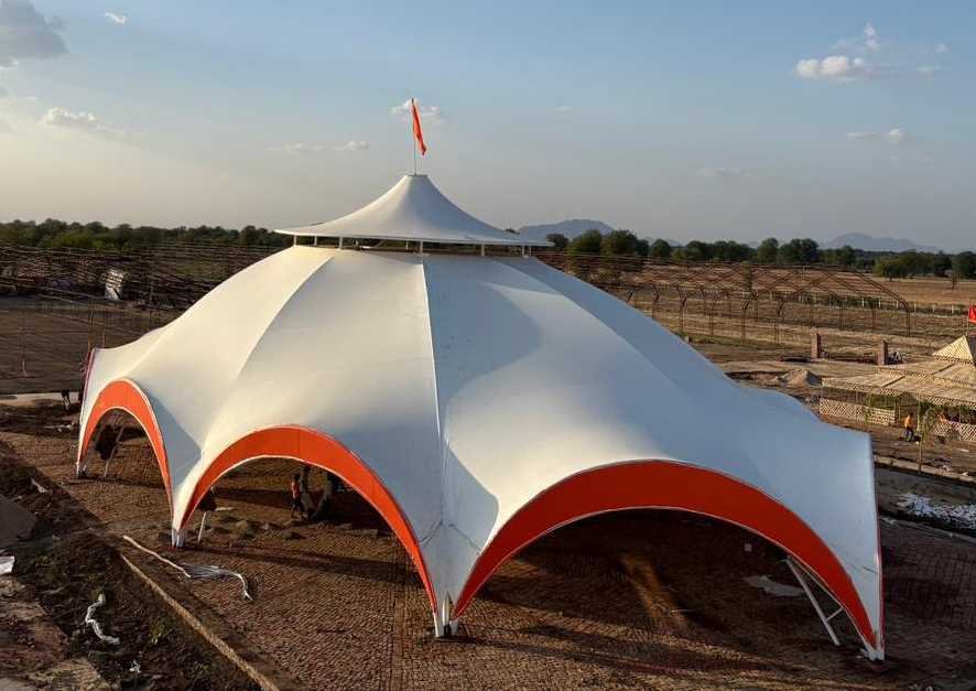 Institutional Tensile Facade — Institutional & Large-Span, Bangalore